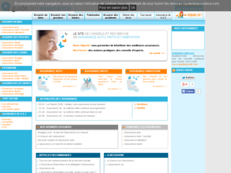 guidedelassurance.com website preview