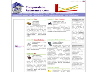 comparaisonassurance.com website preview