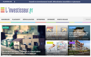 linvestisseur.fr website preview