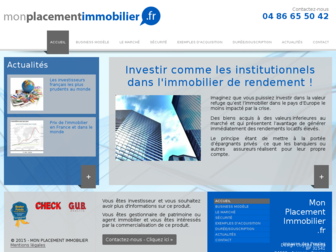 monplacementimmobilier.fr website preview
