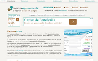 comparaplacements.fr website preview