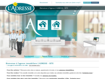 ladresse-sete.com website preview