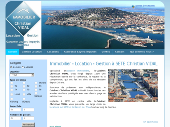 immobilier-vidal.com website preview