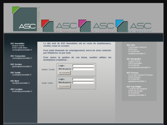 ascimmobilier.fr website preview