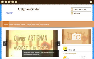 artignan-olivier.com website preview