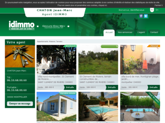 chaton.idimmo.net website preview