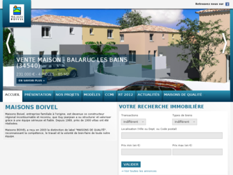 maisons-boivel.fr website preview