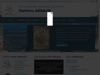 arnaud.notaires.fr website preview