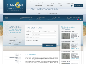 immobilier-meze-santoni.fr website preview