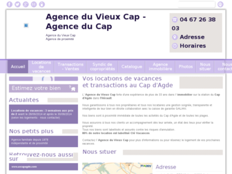 agence-immobiliere-cap-agde.fr website preview