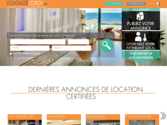 lecapdagdelocation.com website preview
