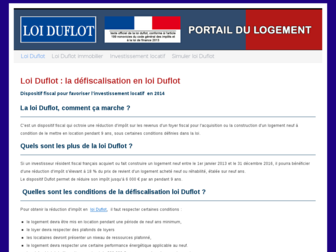 loiduflot-logement.fr website preview