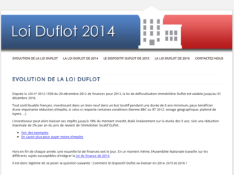 duflot2014.org website preview