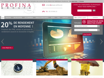 groupe-profina.com website preview