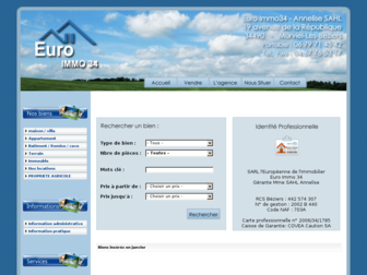 euroimmo34.com website preview