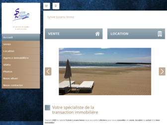sylvie-lozano-immo.fr website preview