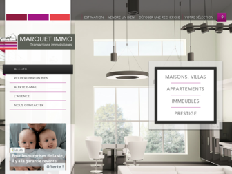 marquet-immo.com website preview