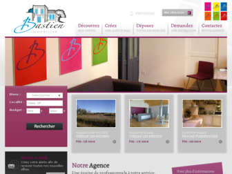 bastienimmobilier.com website preview