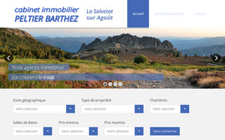 immobilier-lasalvetat.com website preview