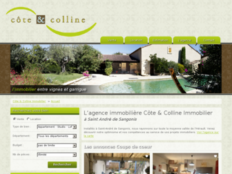 cotecolline-immobilier.fr website preview