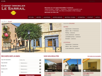 agenceimmobiliere-sarrail.com website preview