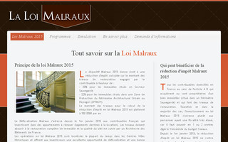 loi-malraux-immobilier.fr website preview