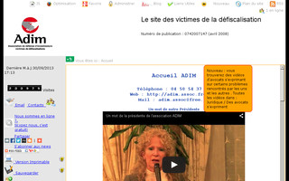 adim.assoc.free.fr website preview
