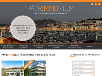 patrimmonium.fr website preview