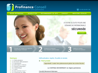profinance-conseil.com website preview