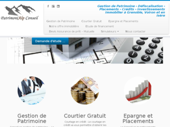 patrimonialp-conseil.fr website preview