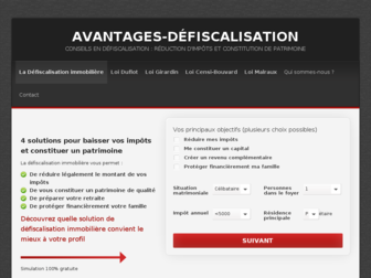 avantages-defiscalisation.com website preview