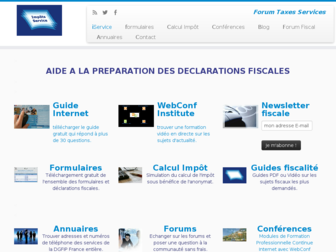 impots-service.net website preview