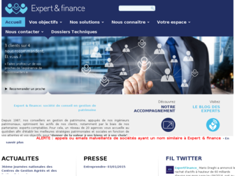 expertetfinance.fr website preview