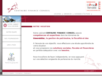 centaure-finance.fr website preview