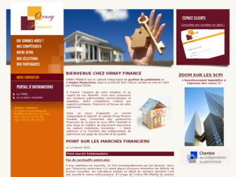 ornay-finance.fr website preview
