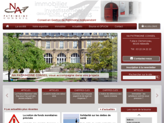 napatrimoineconseil.fr website preview