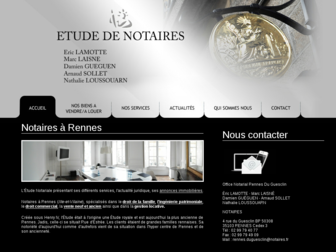 lamotte-laisne-gueguen-notaires.fr website preview
