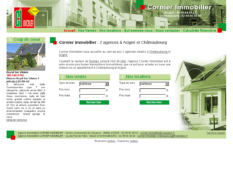 cornier-immobilier.fr website preview