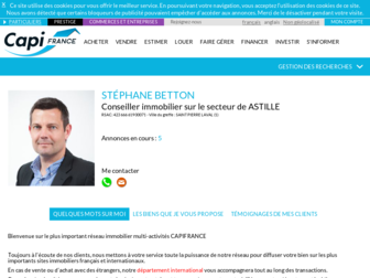 stephane.betton.capifrance.fr website preview