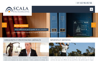 scala-patrimoine.fr website preview
