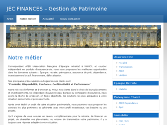 jecfinances.com website preview