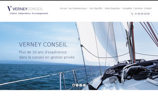 verneyconseil.fr website preview