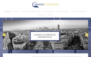cehenne-patrimoine.com website preview