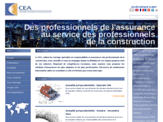 cea-assurances.fr website preview