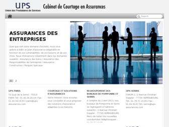 ups-assurances.com website preview
