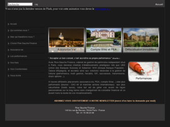 rivegauchefinance.fr website preview