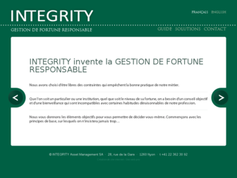 integrityam.ch website preview