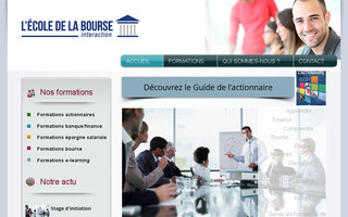 ecoledelabourse.com website preview