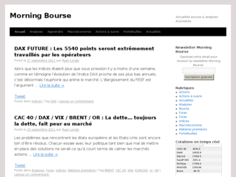 morningbourse.com website preview