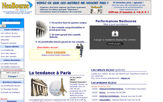 neobourse2.com website preview